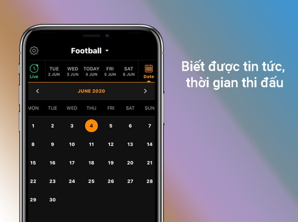 Tìm hiểu về ứng dụng Livescore